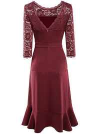 <tc>Elegantiška suknelė Jaid raudona</tc>