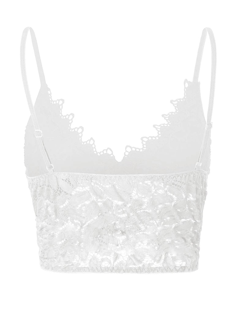 ČIPKA BRALETTE BETHANIA bela