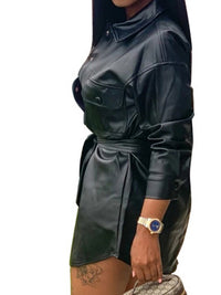 THERMO - BLOUSE DRESS ROWAN black