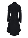 ELEGANT DRESS HEATHUR black (belt not included)