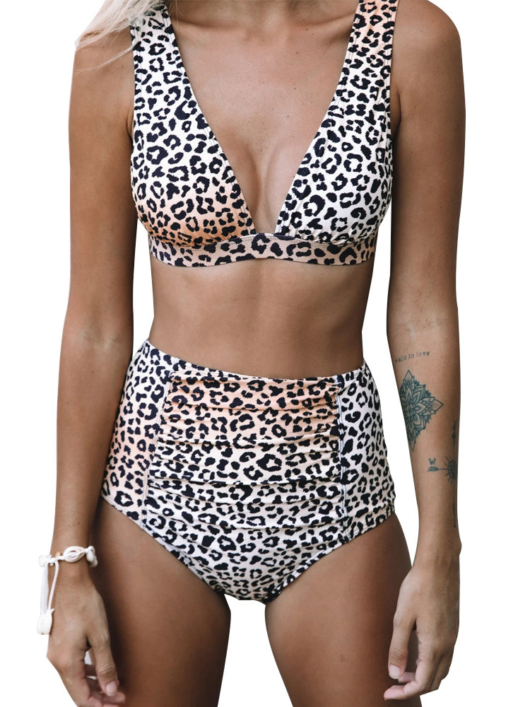 <tc>Bikinis Viridis leopardo rašto</tc>
