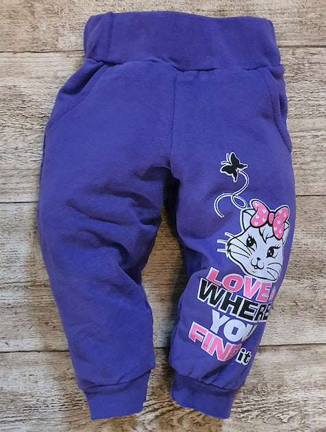 BABY PANTS NORA purple
