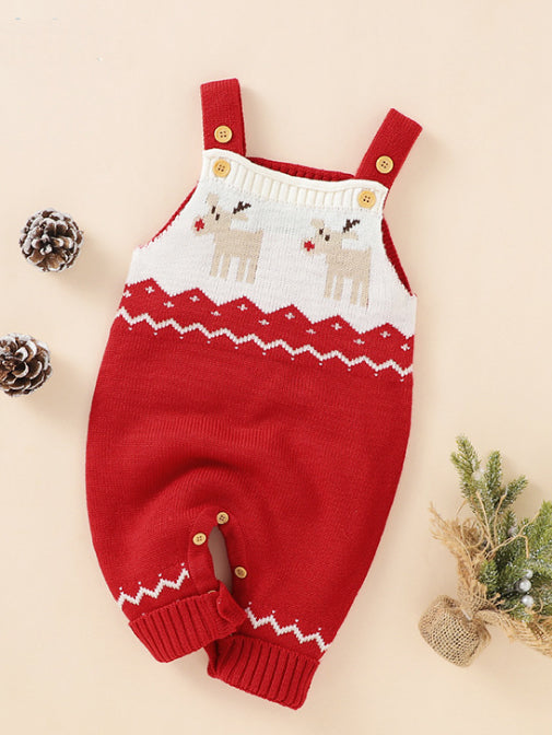 KID'S OVERALLS MADELYNN red