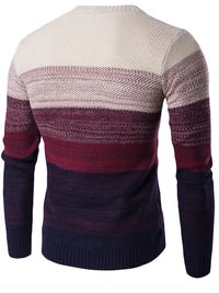 <tc>Vyriškas dryžuotas puloveris Langer raudonas</tc>