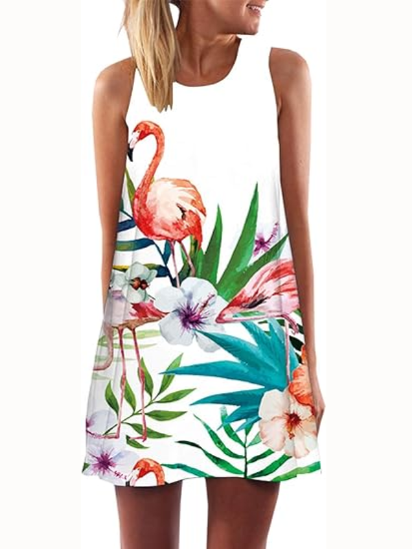 SUMMER DRESS PELIKA white