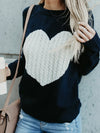<tc>Megztinis su širdimi Blondie juodas</tc>