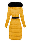 LONG WINTER JACKET KARLEE yellow