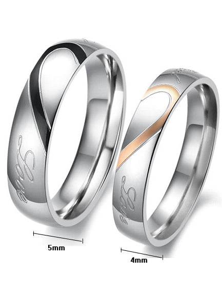 MATCHING RING LOVE FOR HIM AND HER CORBIN silver