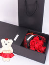 GIFT BOX WITH ROSES "MADYSON" red