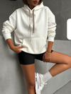 Hoodie Sweater TILANA white