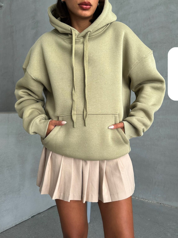 Hoodie Sweater MILANA light green