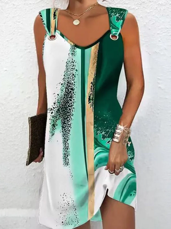 <tc>Vasarinė suknelė Klewy žalia</tc>