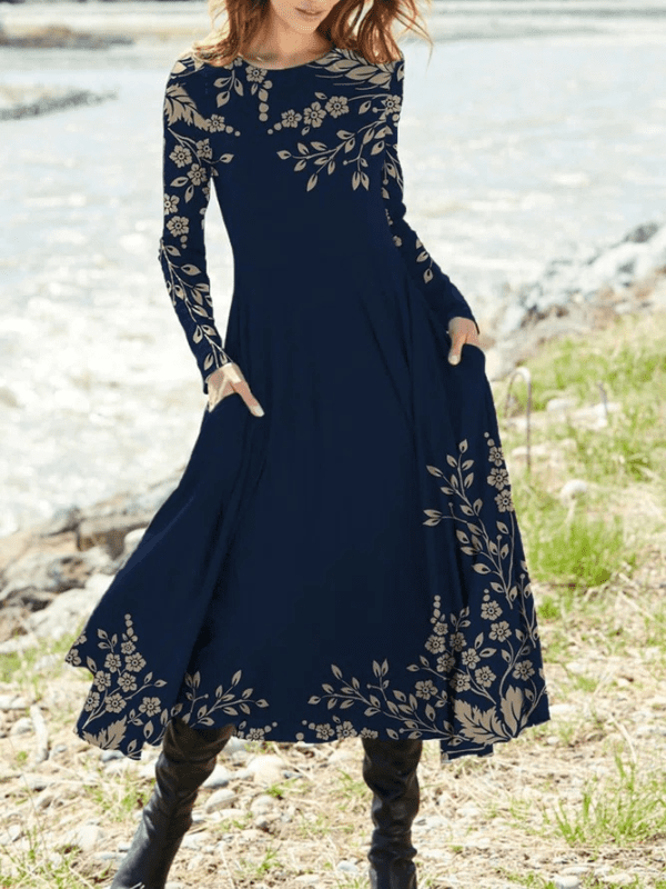 Elegant dress Viorten  dark blue