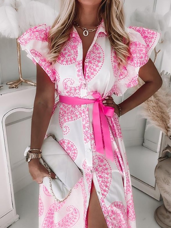 ELEGANT DRESS VINTE pink