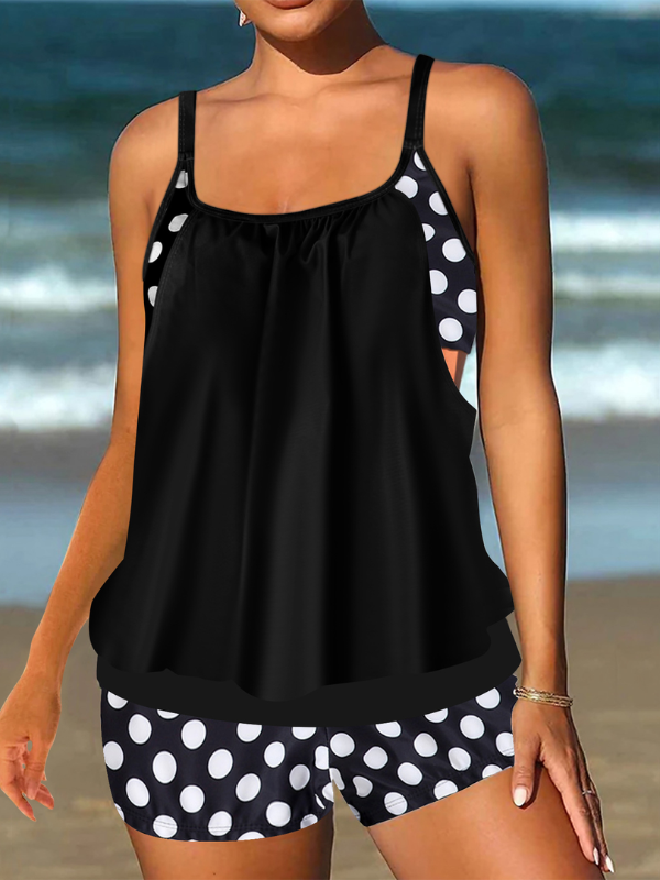 <tc>TANKINI KAROLINNA čierne bodky </tc>