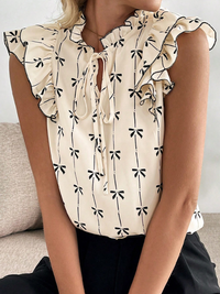 ELEGANT SUMMER BLOUSE DAIANA beige