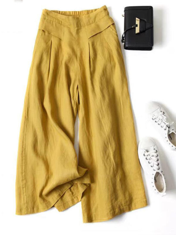 SUMMER PANTS VIOSE yellow