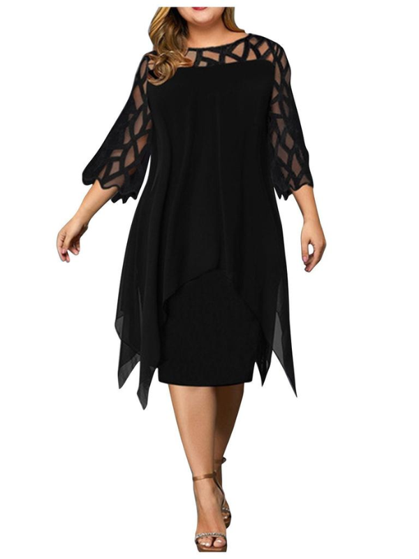 ELEGANT DRESS POLINAK black