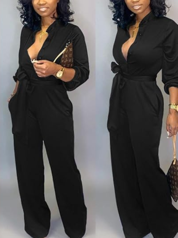 ELEGANT JUMPSUIT HASANKA black