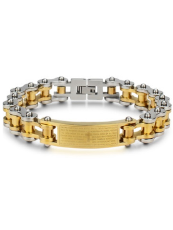 MEN BRACELET silver gold