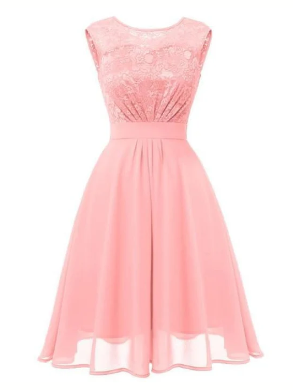 ELEGANT DRESS GLACINA pink