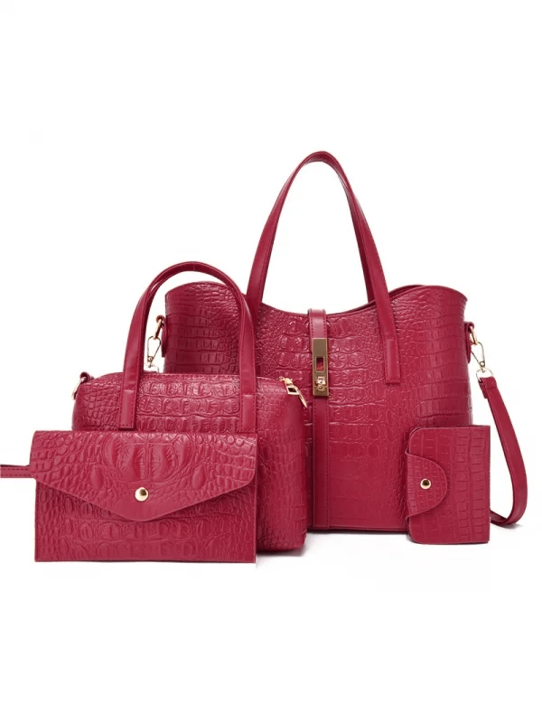 4 PCS BAG'S SET MARCI red