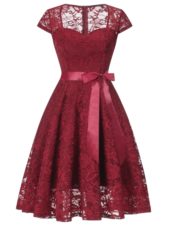 <tc>Elegantiška suknelė Tarren raudona</tc>