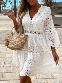 <tc>Letné šaty Vincenzia biele</tc>