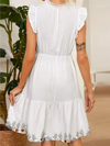 ELEGANT DRESS MALVIE white