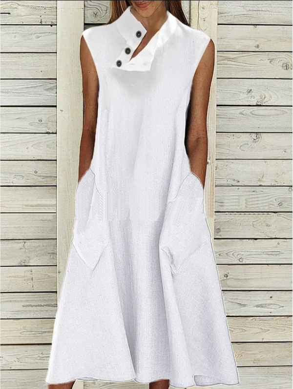 <tc>Elegantiška suknelė Avanni balta</tc>