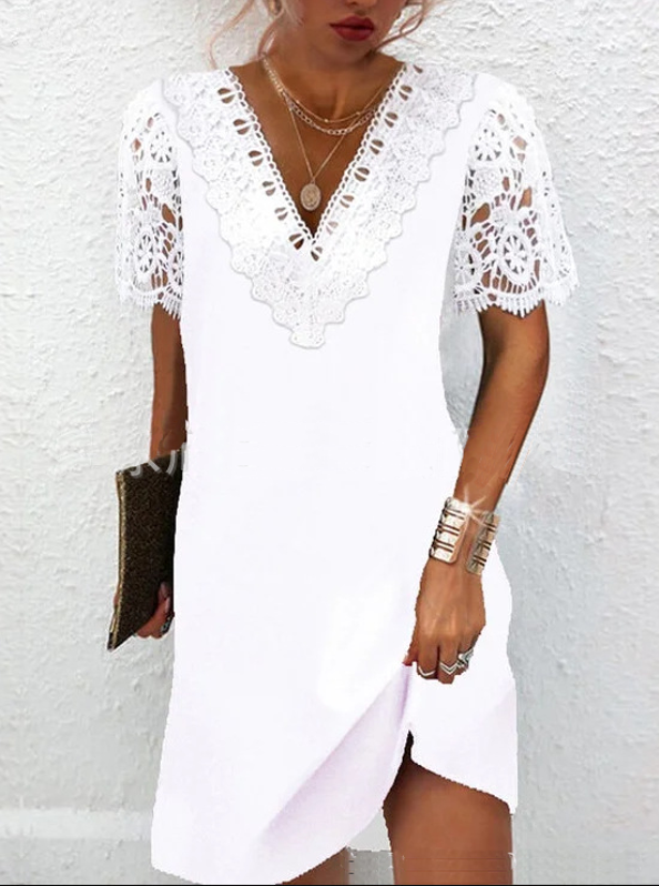ELEGANT DRESS TAYLIA white