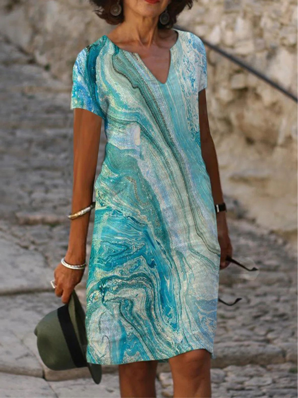 ELEGANT DRESS TAYONA turquoise