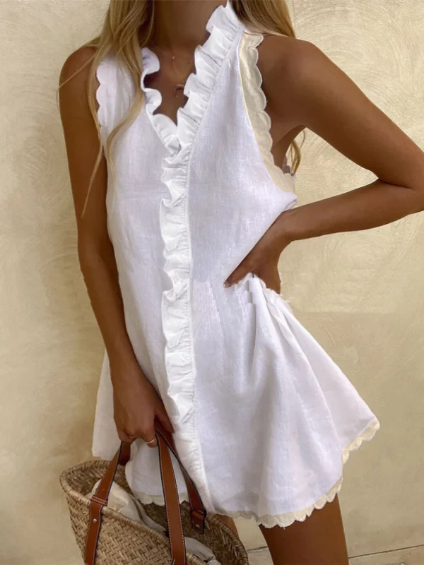ELEGANT DRESS FERNANDE white