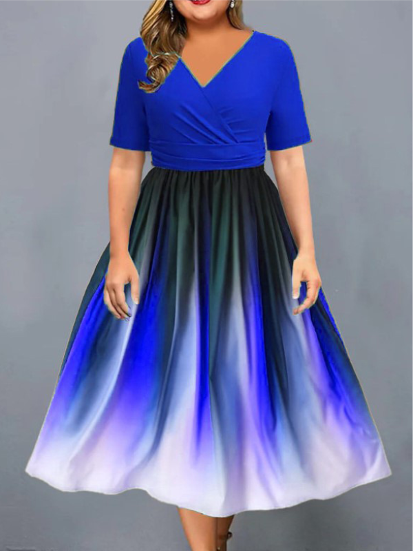 ELEGANT DRESS ZORINE blue