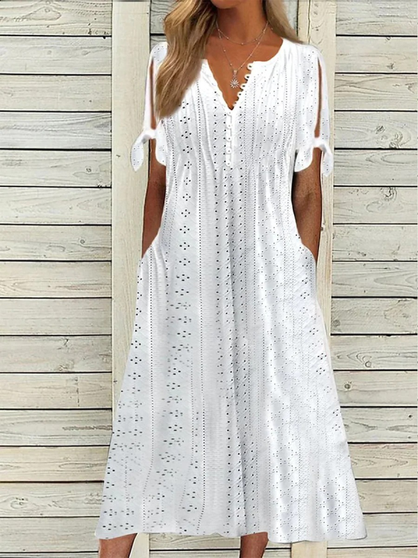 ELEGANT DRESS MORELIA white