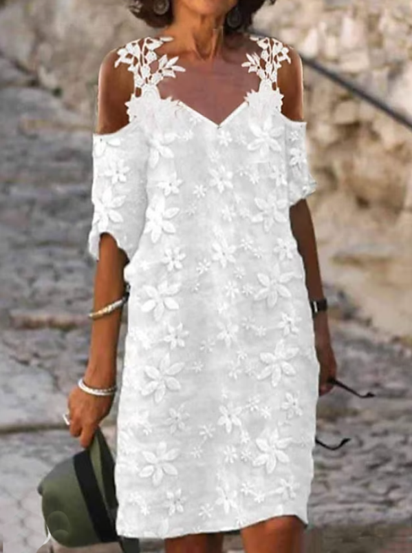 ELEGANT DRESS MORANDA white