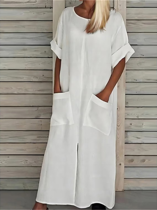 ELEGANT DRESS KINSLIE white