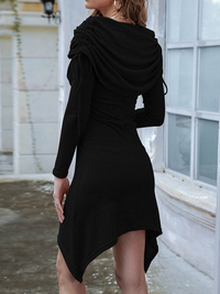 <tc>Elegantna obleka Fergtion črna</tc>