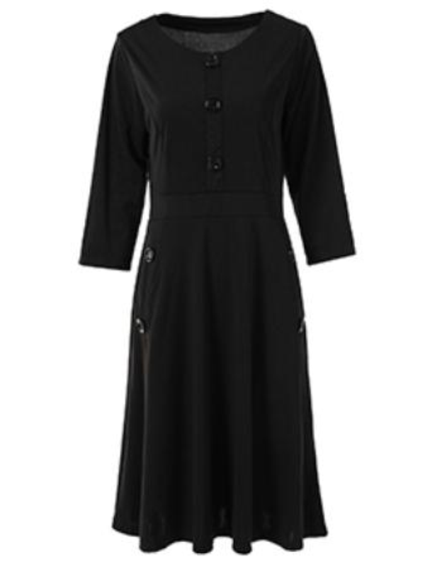 <tc>Elegantiška suknelė Lunette juoda</tc>