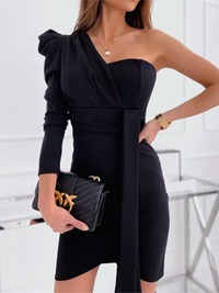 <tc>Elegantiška suknelė Esila juoda</tc>