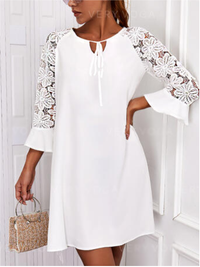 <tc>Elegantiška suknelė Kalinia balta</tc>