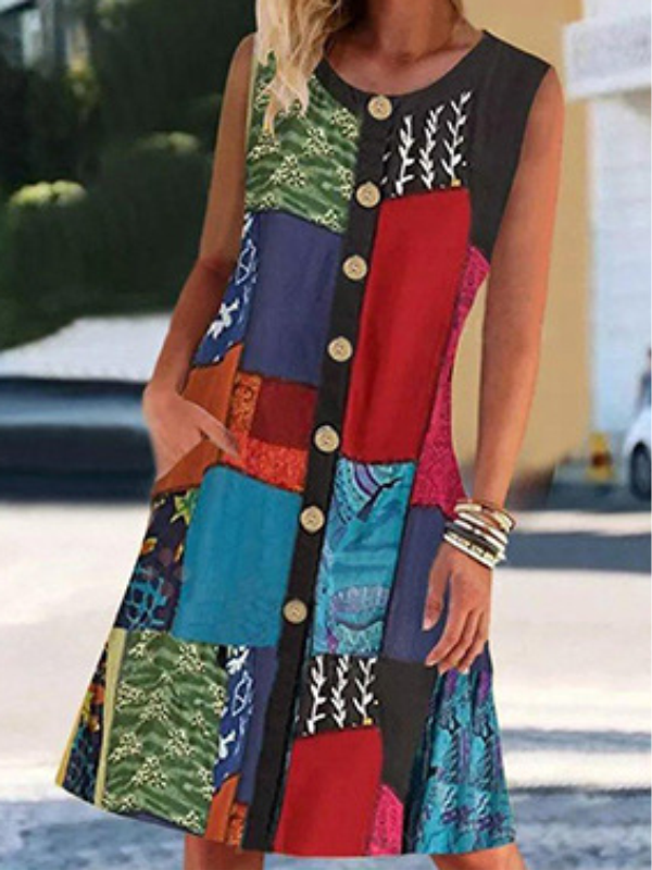 ELEGANT DRESS LIMANA multicolored