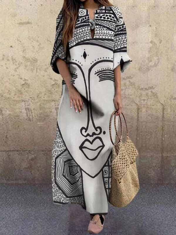 MAXI DRESS TAWNI white