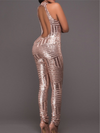 ELEGANT JUMPSUIT OLIVERA pink gold