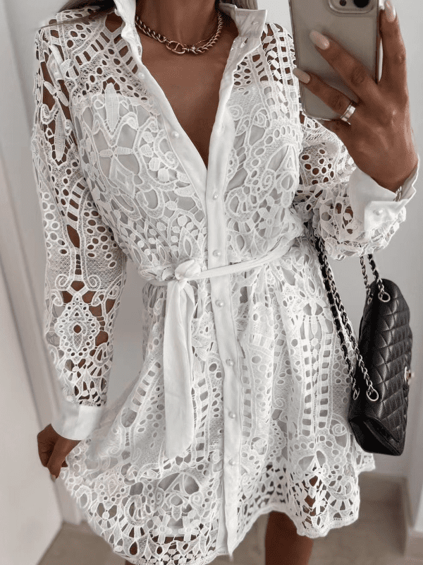 ELEGANT DRESS JOJI white