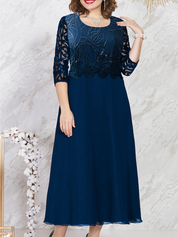 ELEGANT DRESS LAURRA dark blue