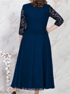 ELEGANT DRESS LAURRA dark blue