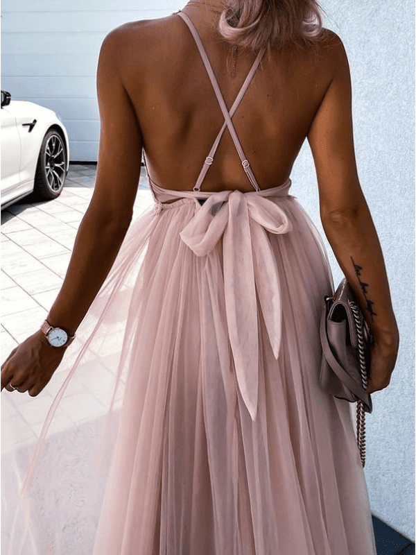 ELEGANT DRESS GIANNI pink