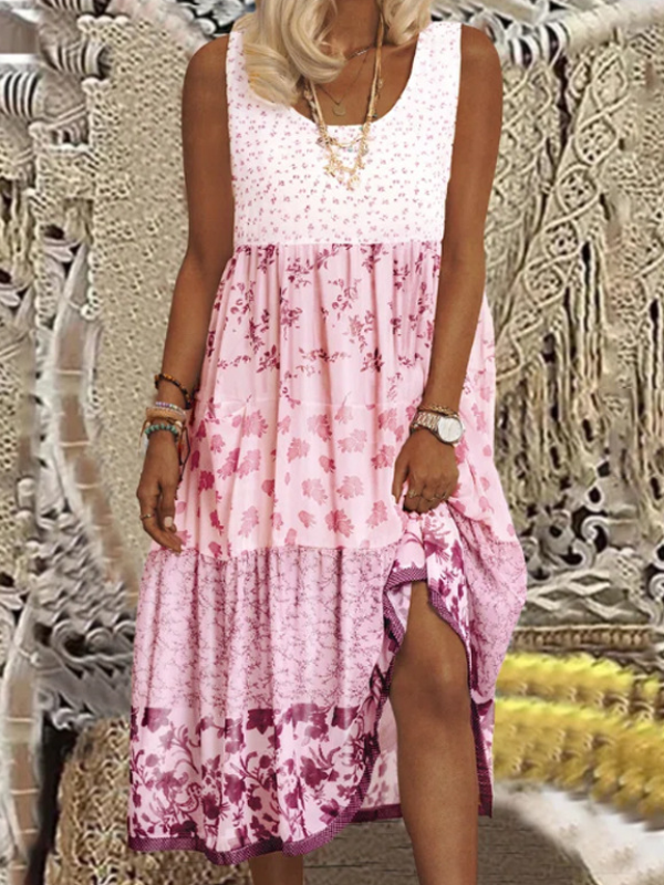 <tc>Maxi šaty Violia ružové</tc>