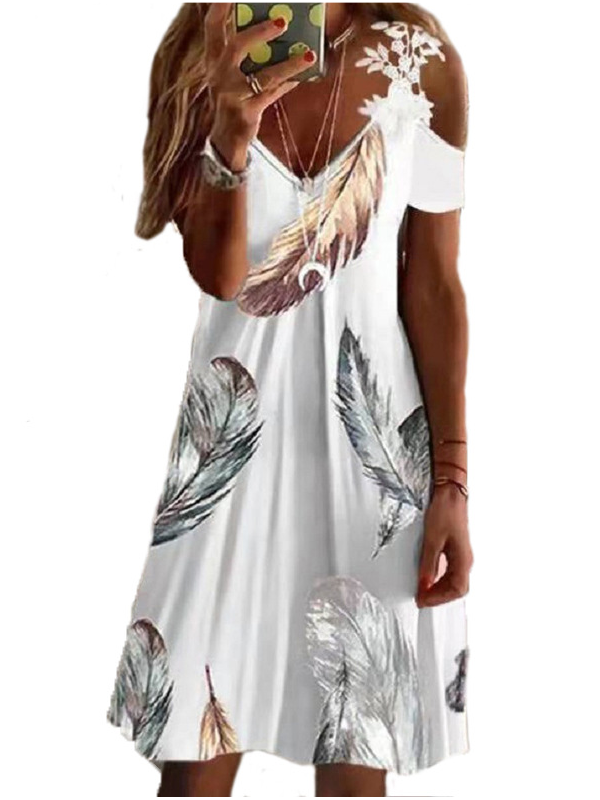 <tc>Elegantné šaty Dillini bielo-strieborné</tc>